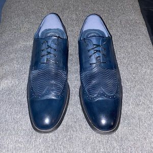 Stacy Adams Oxford blue wingtip new